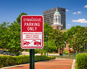 Synagogue Sign