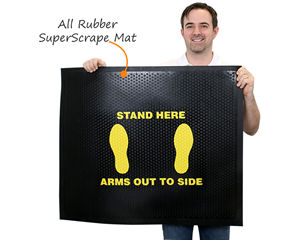 Two Feet Security Screening Mats