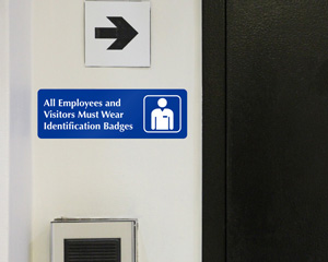 Employee Door Sign