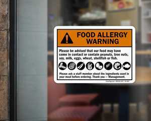 Food Allergy Warning Sign