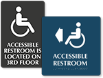 Accessible Restroom Signs