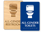 All Gender Restroom Signs