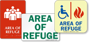 Area of Refuge Signs