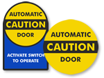 Automatic Door Decals