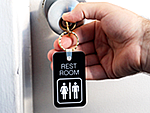 Bathroom Key Tags