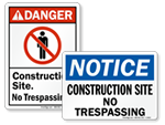 Construction Site Signs