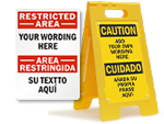 Custom Bilingual Signs