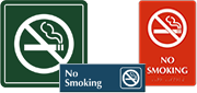  Engraved No Smoking Signs