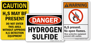 Hydrogen Sulfide Signs