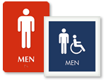 Mens Restroom Signs