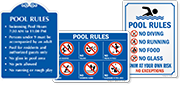  Pool Rules Signs