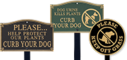 Curb Dog Plaques