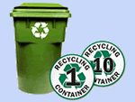 Recycling Bin Signs