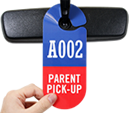 Parent Pick Up Tags