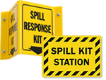 Spill Kit Signs