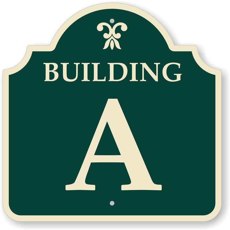 building number signs