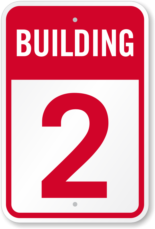 Numbers of buildings. Build number. Building number one.