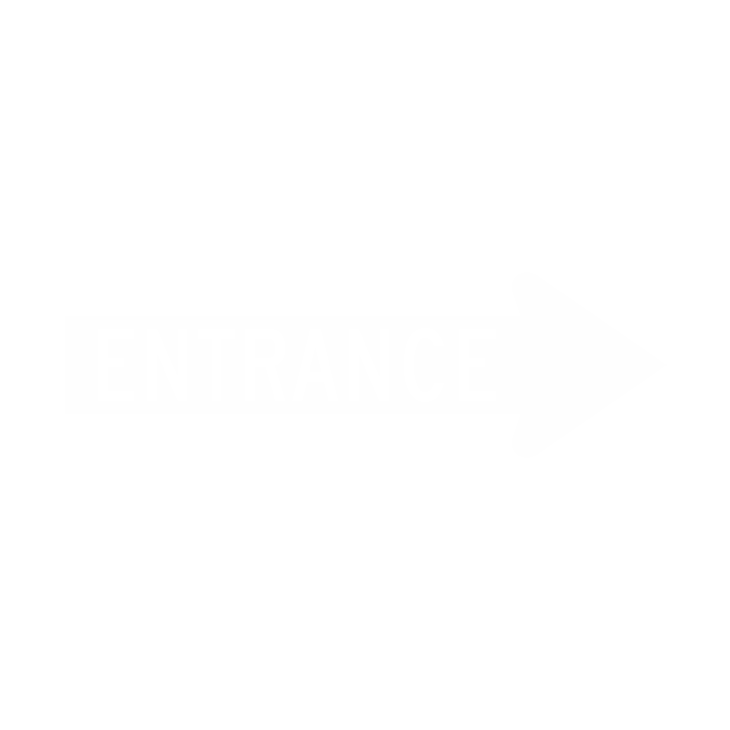 Entrance Directional Parking Sign