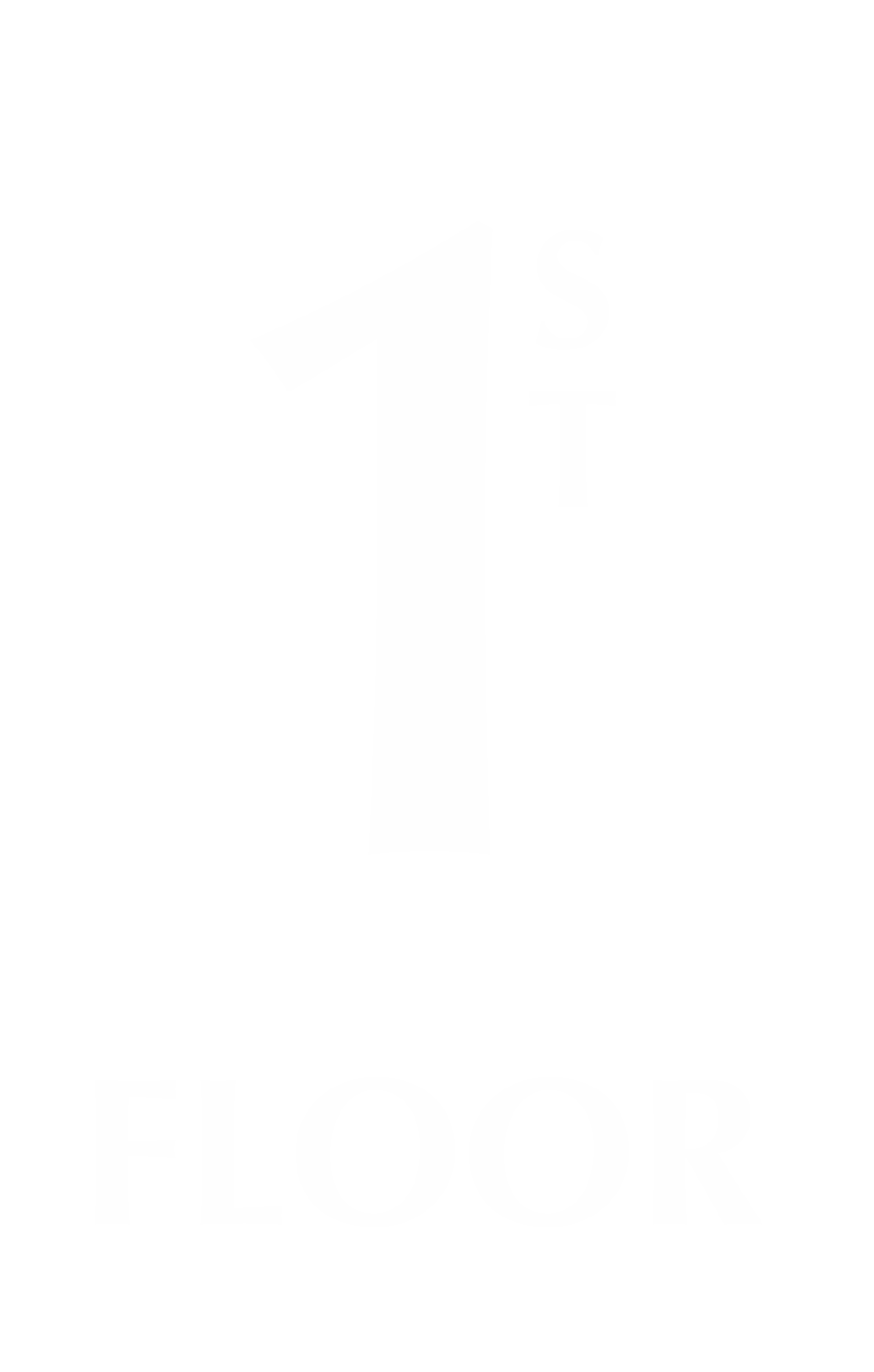 1st Floor Engraved Sign