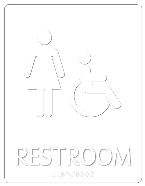 Female Restroom Sign