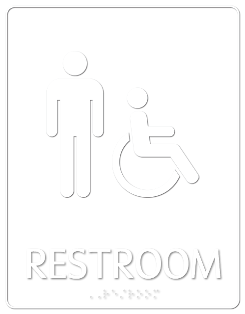 Male Restroom Sign