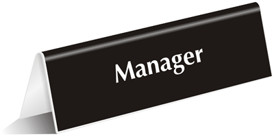 Manager Room Signs - Building Manager Signs