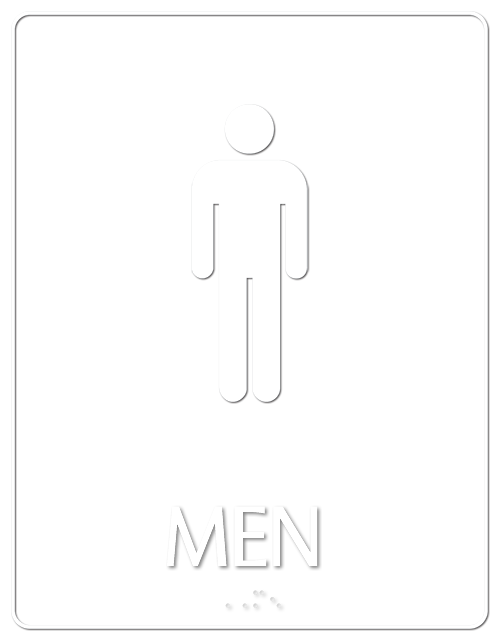 Men Restroom Sign