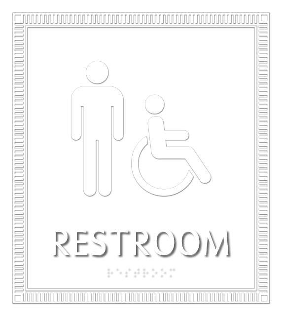 ADA Restroom Sign