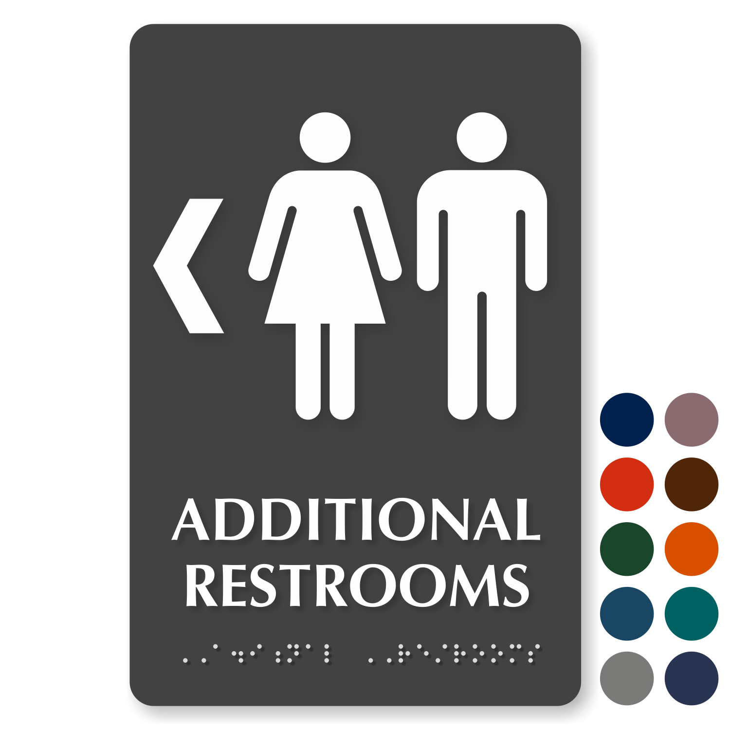 Directional Bathroom Signs Directional Restroom Signs