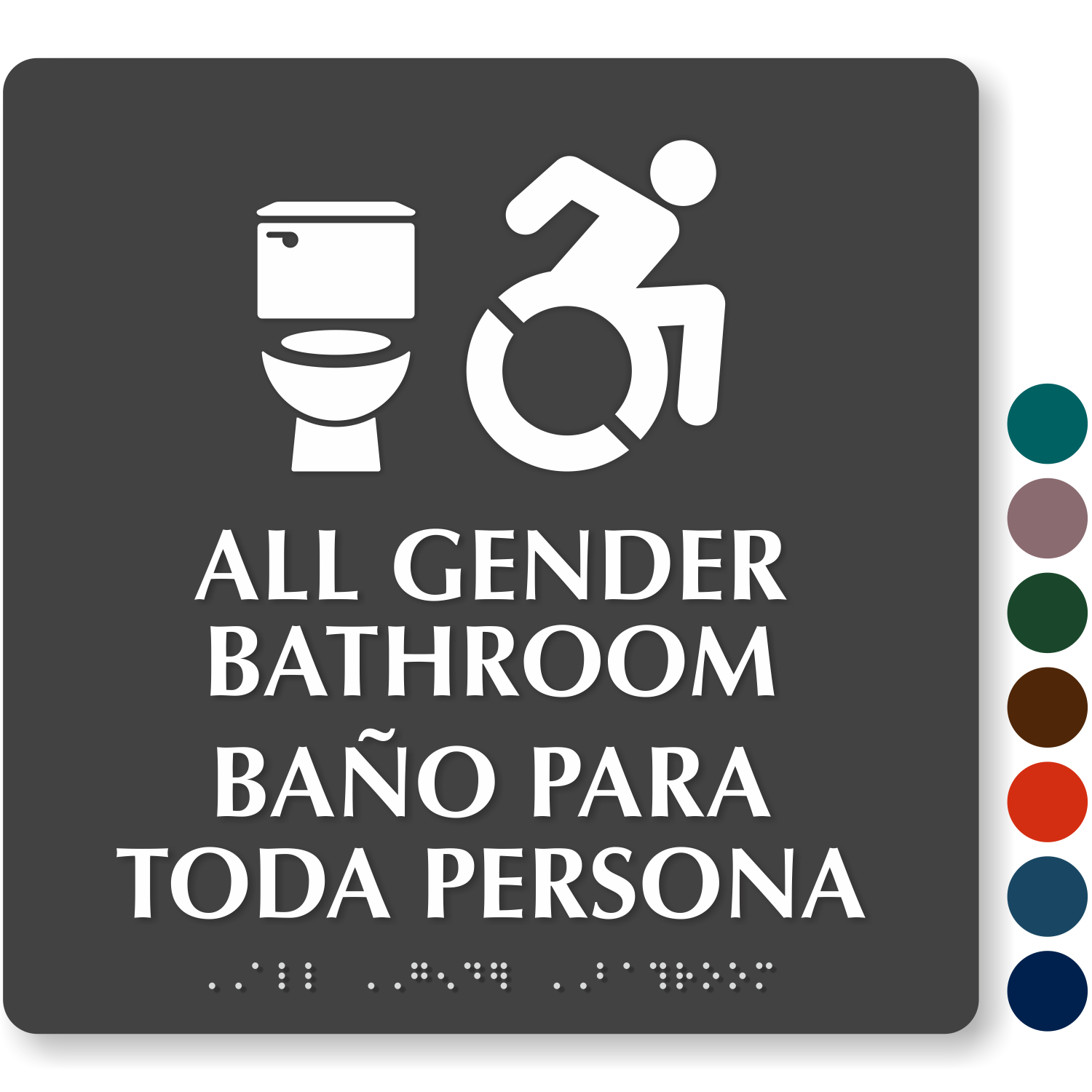 All-Gender Restroom Signs | Gender Neutral Restroom Signs
