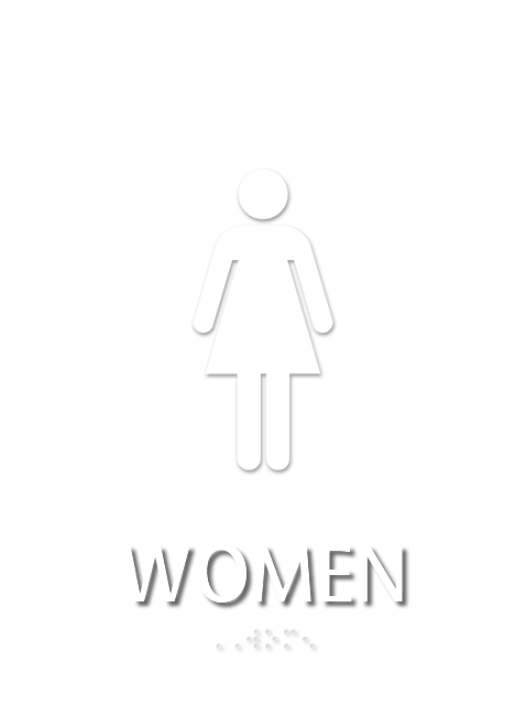 Women Graphic Braille Sign