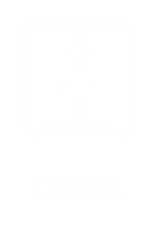 Chapel Engraved Sign with Church Symbol