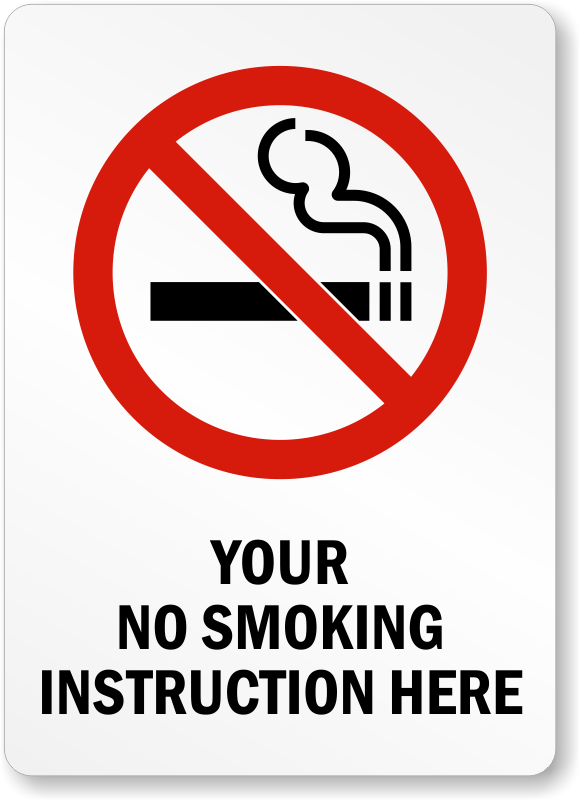 SIGN NO SMOKING RP Personal Protection & Site Safety Signs