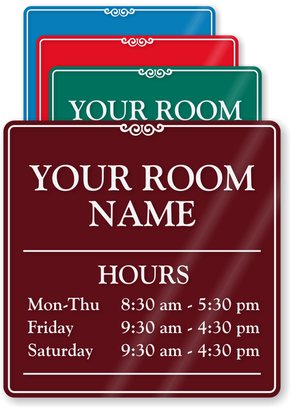 Office Hours Signs