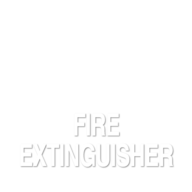 Fire Extinguisher, with Graphic