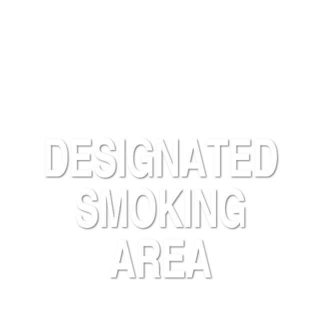 Designated Smoking Area, with Graphic