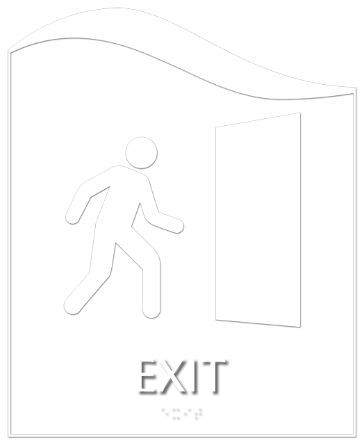 Pacific Exit Sign