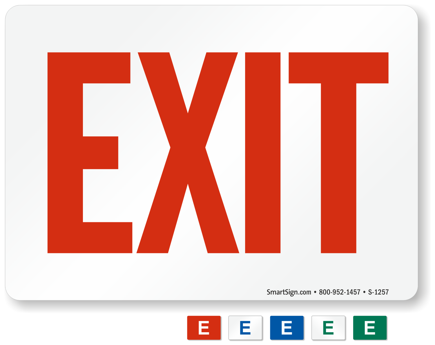 Exit Sign Printable