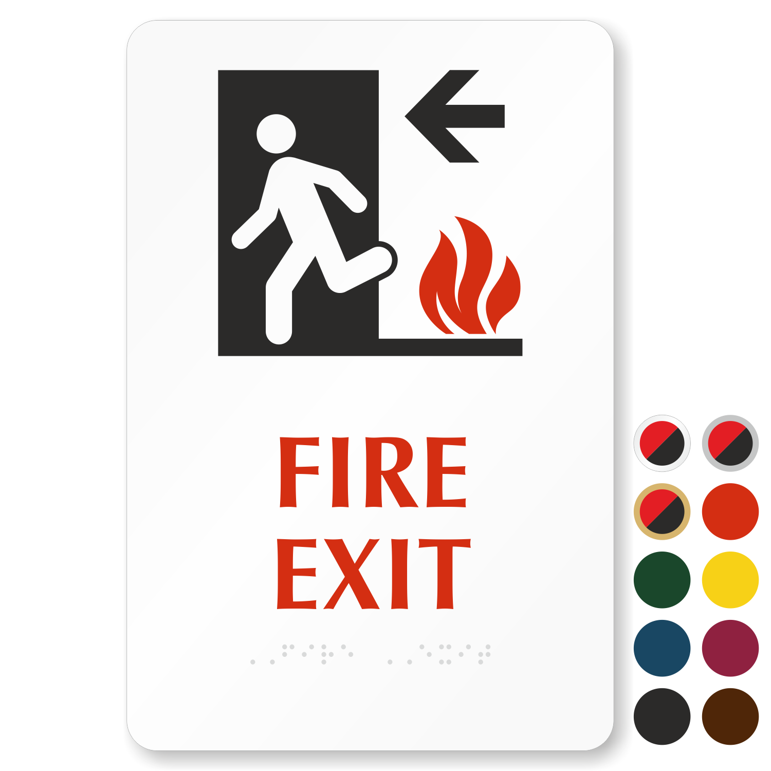 Fire Exit Sign Png