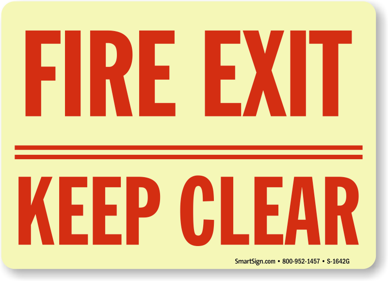 Fire Door Do Not Block Signs | Fire Door Floor Signs