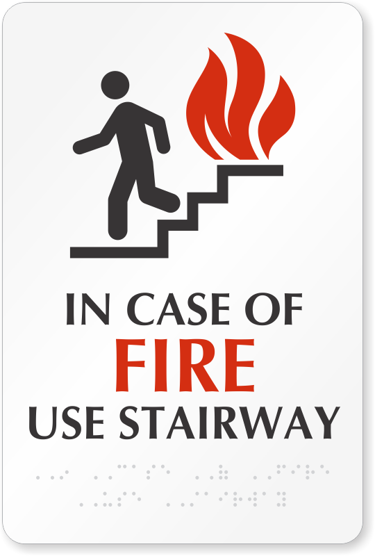 In case of fire