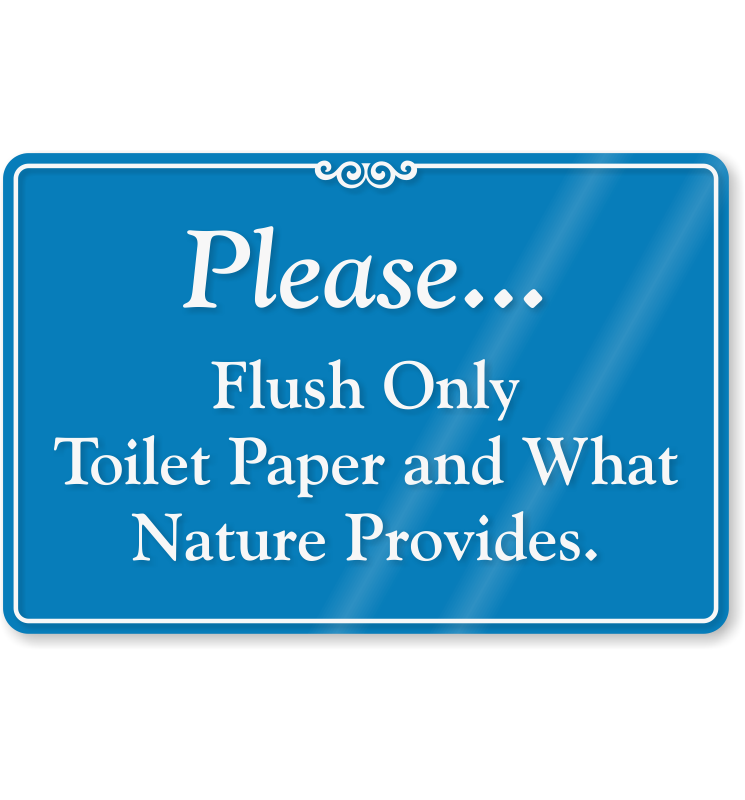 Image result for flush only what nature provides