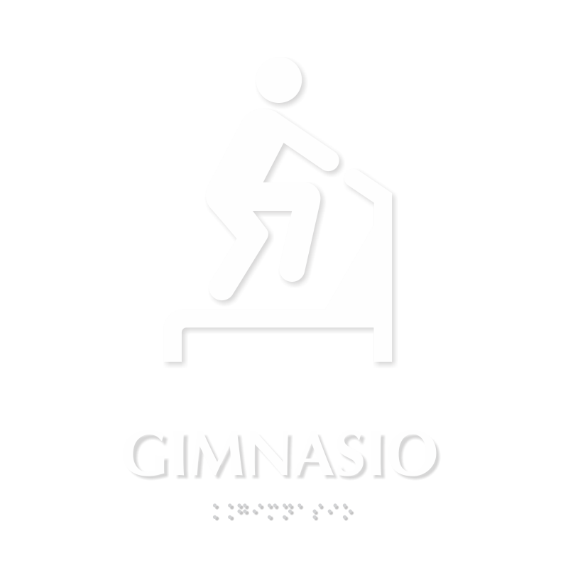 Gimnasio Spanish TactileTouch Braille Sign