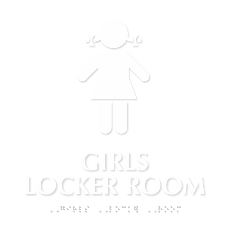 Girls Locker Room Sign