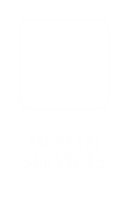 Health Services Engraved Hospital Sign with First-Aid Symbol