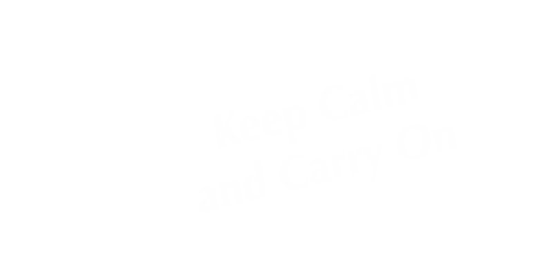 Keep Calm And Carry On Tent Sign