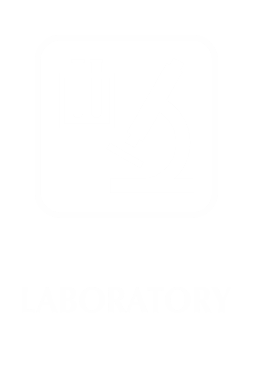 Laboratory Engraved Sign with Microscope Room Symbol