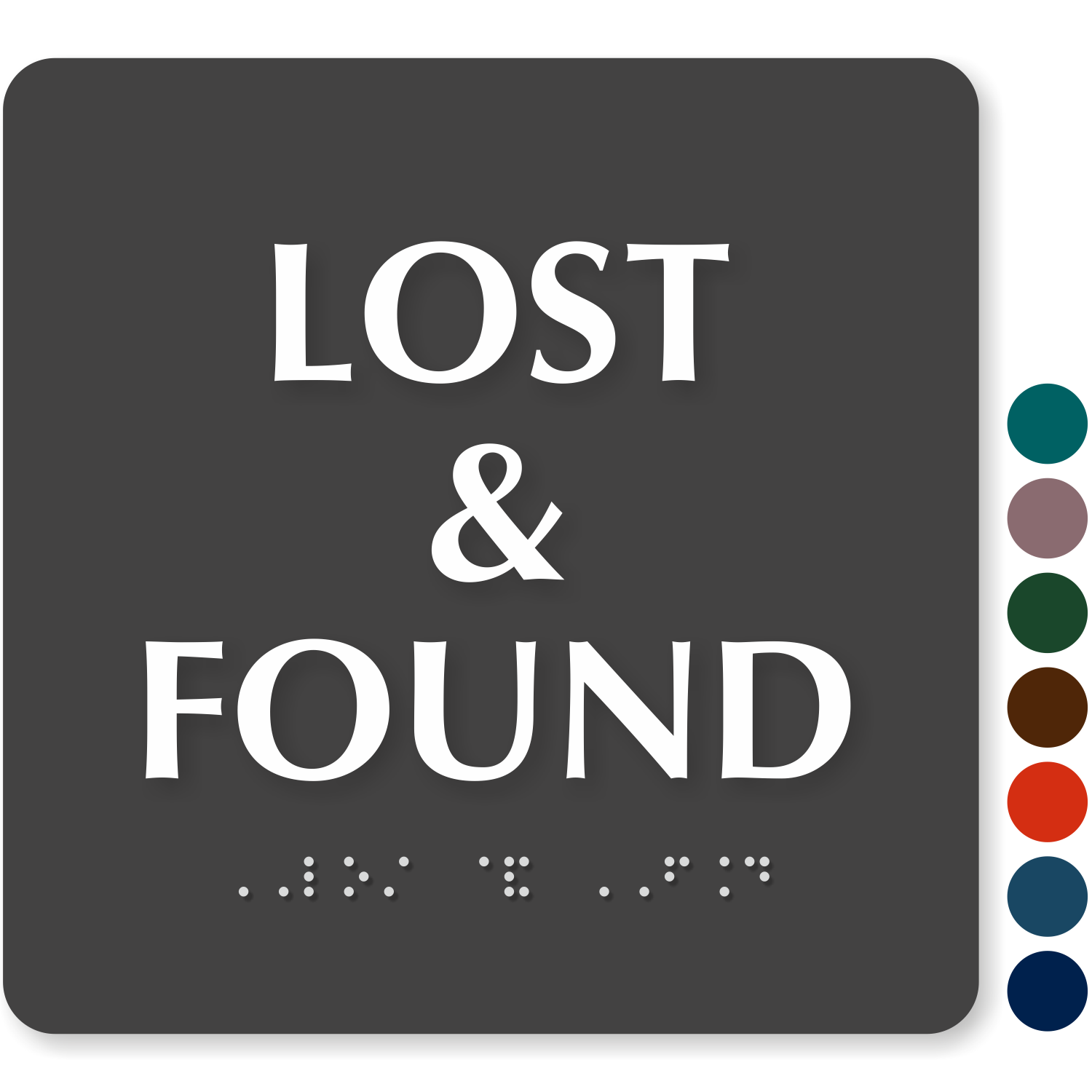 Lost and Found Signs Property Recovery Signs, Best Range