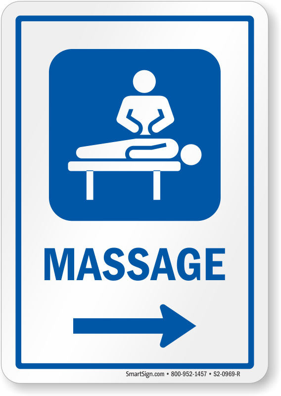 Massage Signs Custom Massage Slider Signs