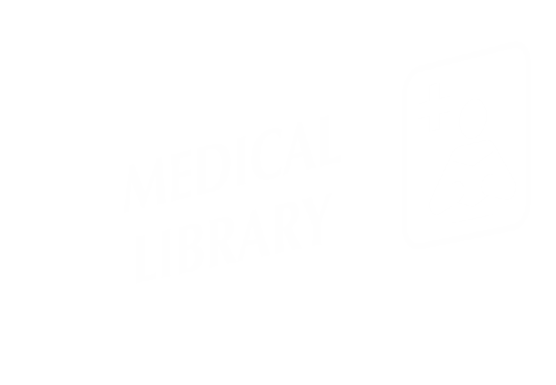 Medical Library Corridor Projecting Sign